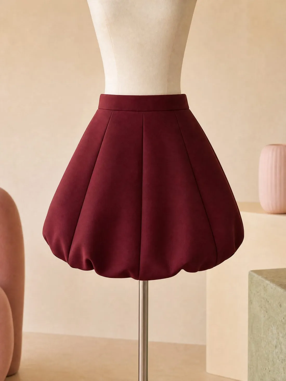 Petal Dome Mini Skirt — Detail
