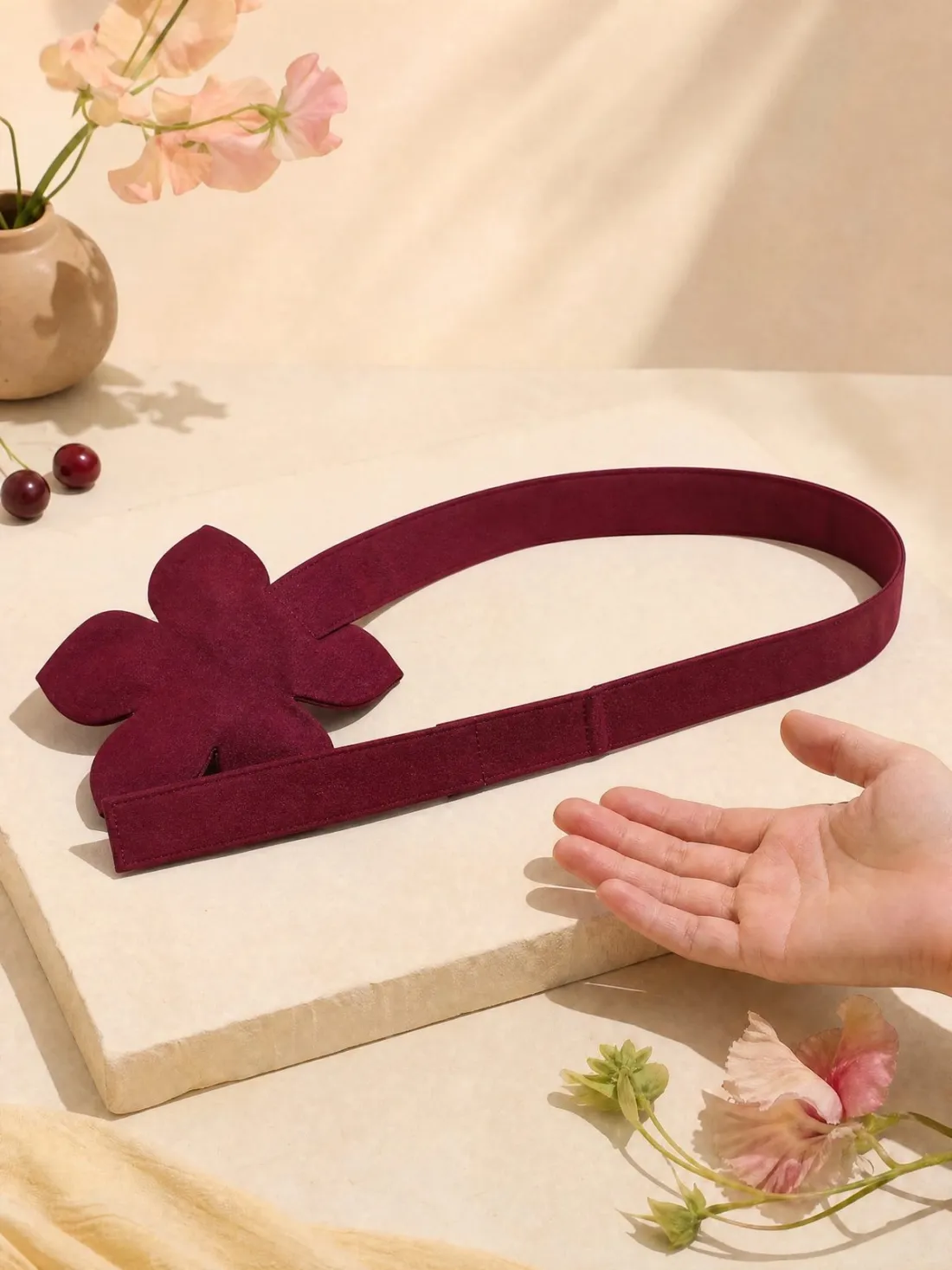 Petal Sash Belt — Back