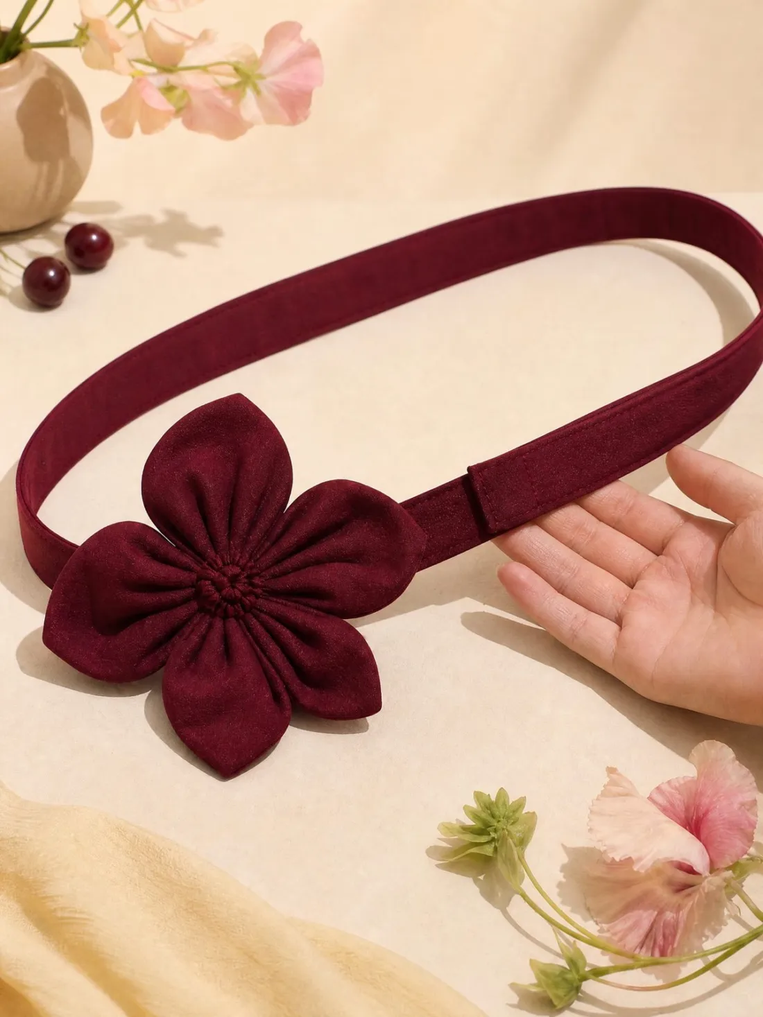 Petal Sash Belt — Detail
