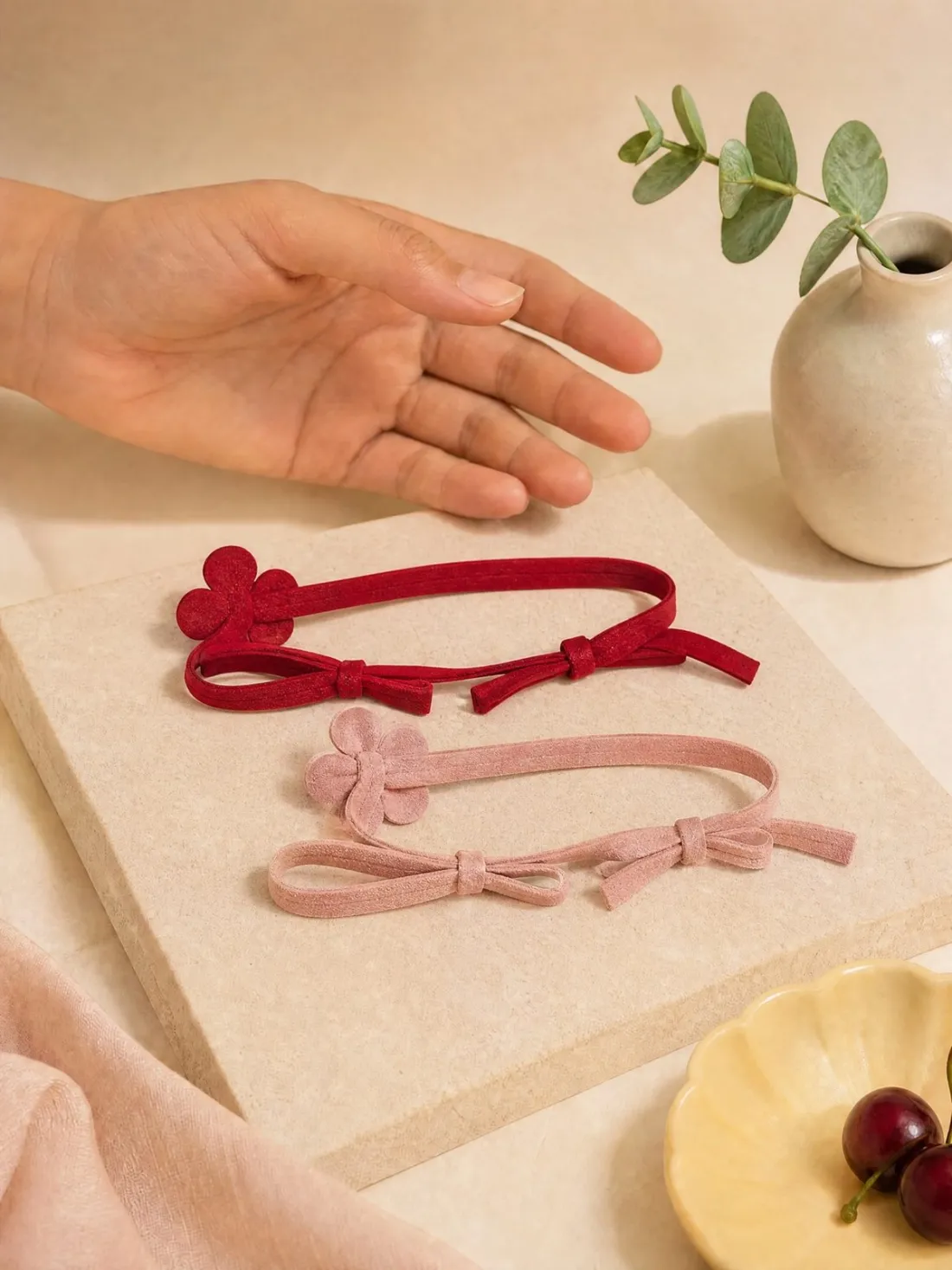 Petal Anklet Duo — Back
