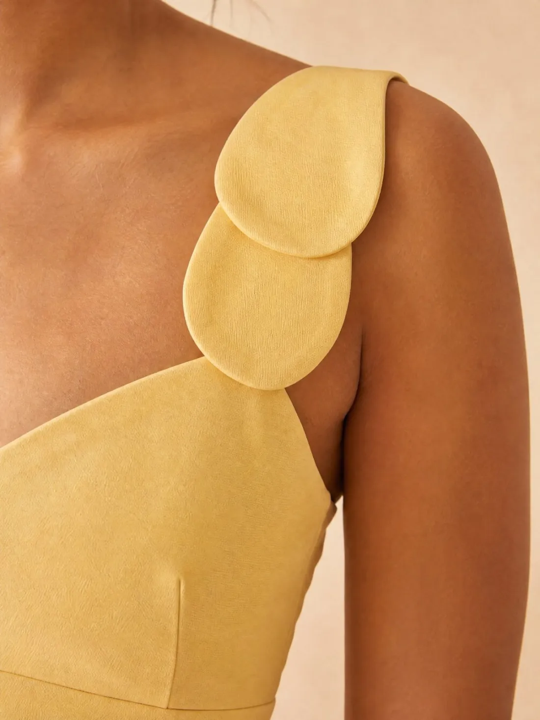 Camellia Strap Crop Top — Detail